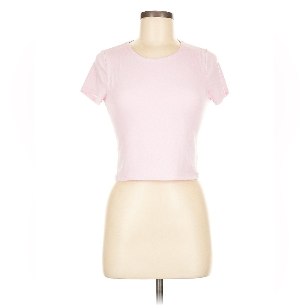 Sincerely Jules Light Pink Cropped T-Shirt